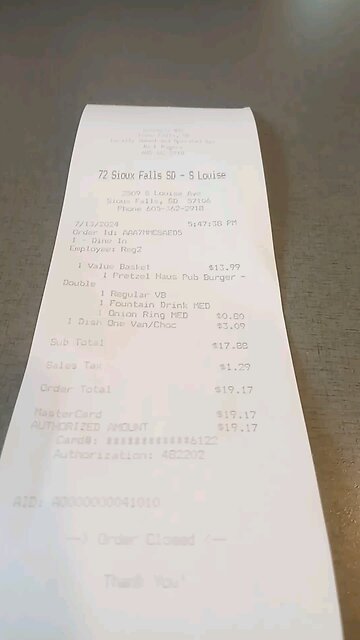 looking over my expensive receipt