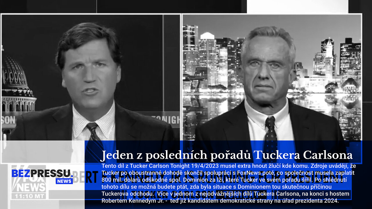 Jeden z posledních pořadů Tuckera Carlsona