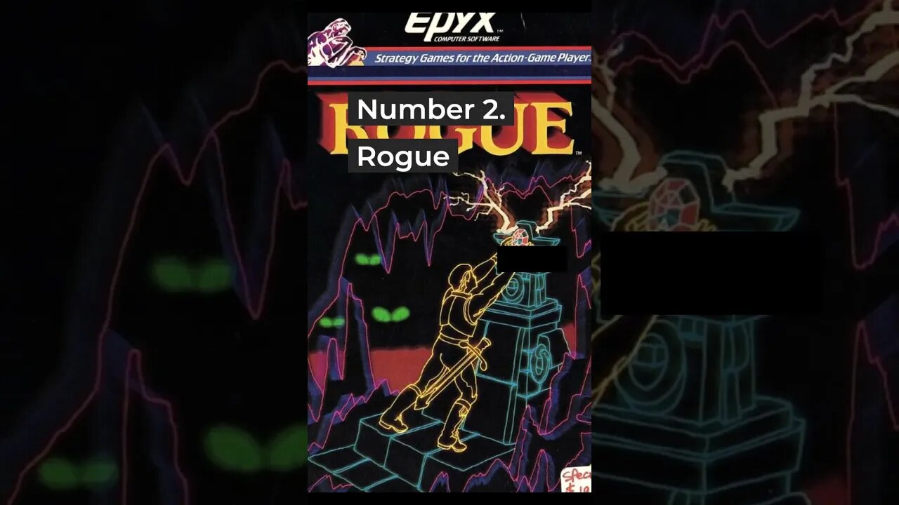 Top 10 Games of 1980 | Number 2: Rogue #shorts