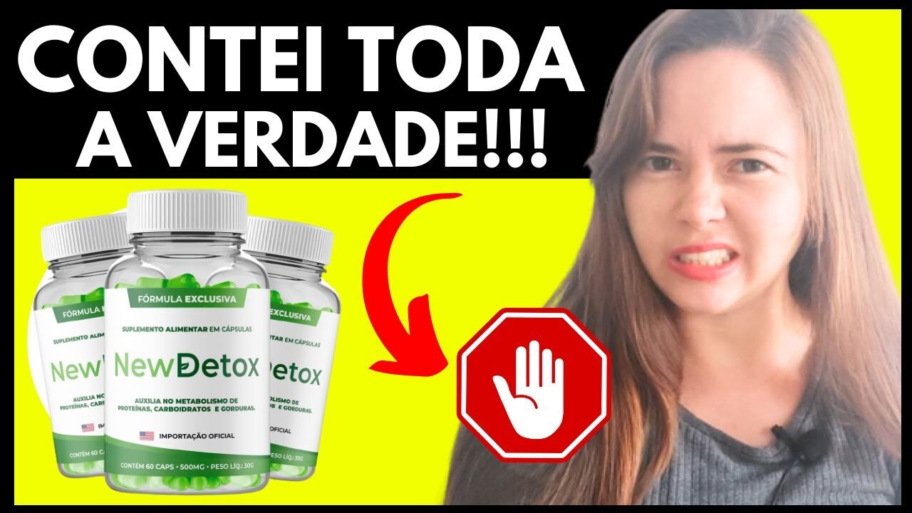 NEW DETOX EMAGRECE? New Detox Funciona? ⚠️MINHA EXPERIÊNCIA com o New Detox - New Detox Caps