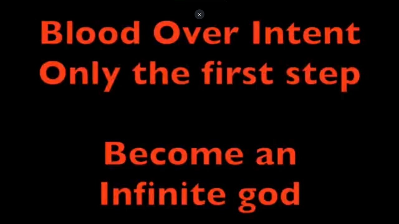 ANTICHRIST FLAT EARTHER SAYS BLOOD OVER INTENT IS ONLY THE FIRST STEP TO BECOME AN INFINITE GOD (CHANNELING THE ASCENDED MASTERS IS ALSO REQUIRED)