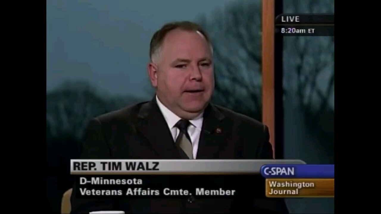 STOLEN VALOR? VP pick Tim Walz in 2007 claiming deployment to Operation Enduring Freedom