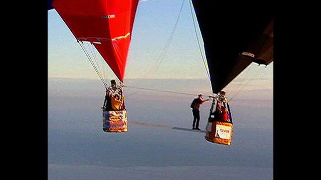 Blindfold Balloon Tightrope Walk