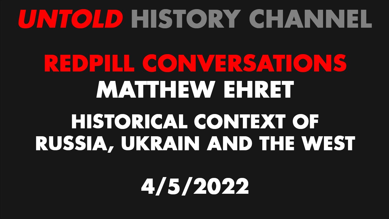 RedPill Conversation with Matt Ehret