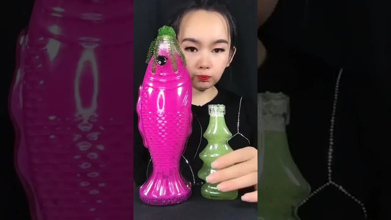 ASMR drinking Satisfying sounds