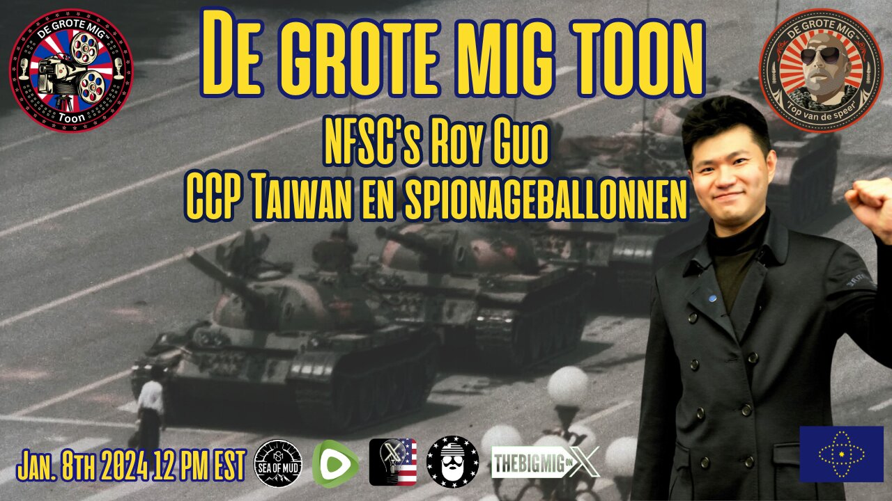 Roy Guo CCP Taiwan en spionageballonnen van NFSC 👀 Haal de CCP neer! |EP196