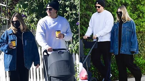 Margot Robbie & Tom Ackerley Enjoy Family Stroll with Newborn