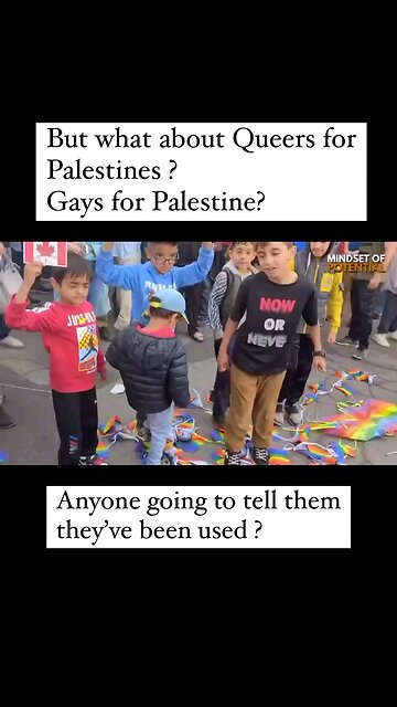 Queers for Palesine - But, Is Palestine for Queers as well? As Jar Jar B would say: Mesa no think sa