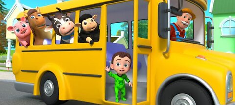 Wheels on the Bus | @CoComelon Nursery Rhymes & Kids Songs