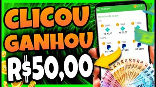 USE POUCO esse APP e GANHE DINHEIRO CLICANDO NA TELA (Sem Convidar)