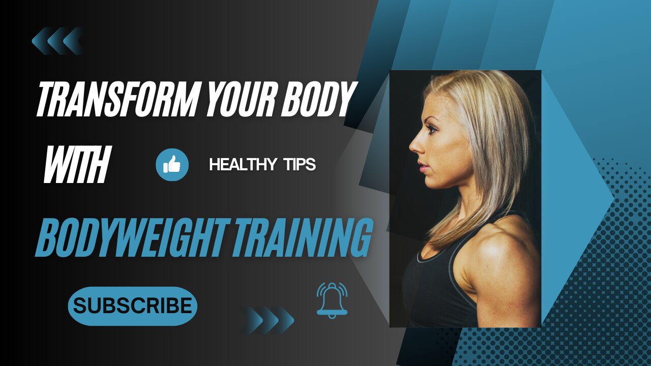 Transform your body with Bodyweight Training: Strength, Endurance and Mental Focus!" 💪🏋️‍♂️😌