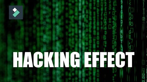 Hacking Effect | Wondershare Filmora X | (Tutorial)