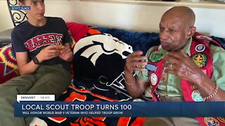 Boy Scout troop turning 100 is honoring Veteran