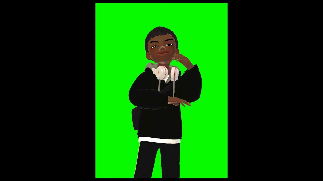 Vídeo de Animação - Avatar dançando - Chroma Key - Green Screen