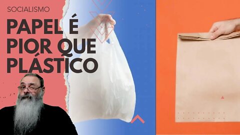 PESQUISA mostra que SACOLA de PAPEL causa MAIS DANO AMBIENTAL do que SACOLA PLÁSTICA