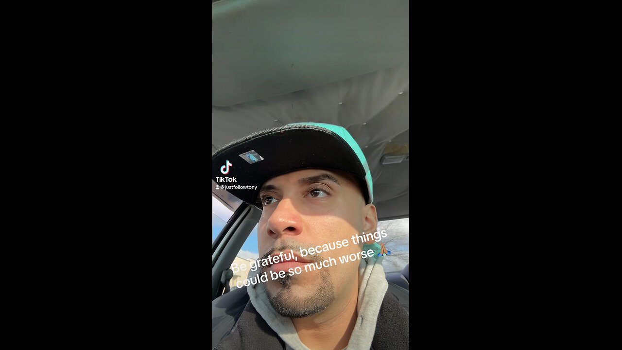 Be grateful, because things could be so much worse