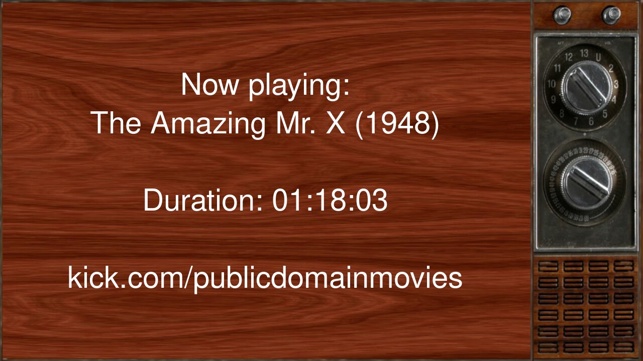 The Amazing Mr. X (1948)