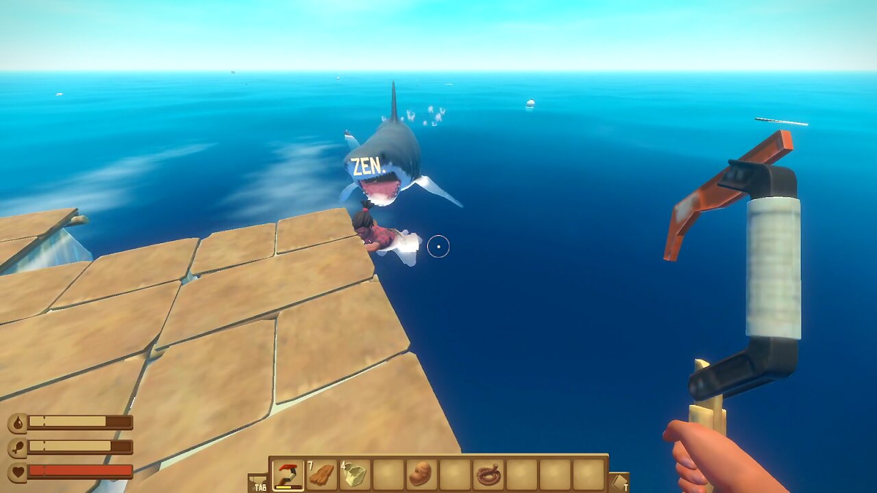 Newbies Try to Survive on Raft - Hilarious Stream Highlights ft. Cookiies | #smallstreamer #funny