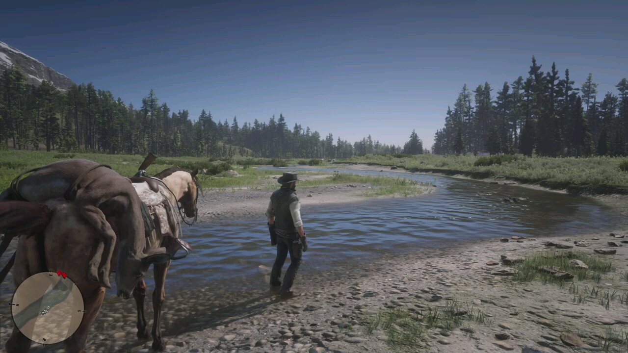 Red Dead Redemption 2 relaxing scenery