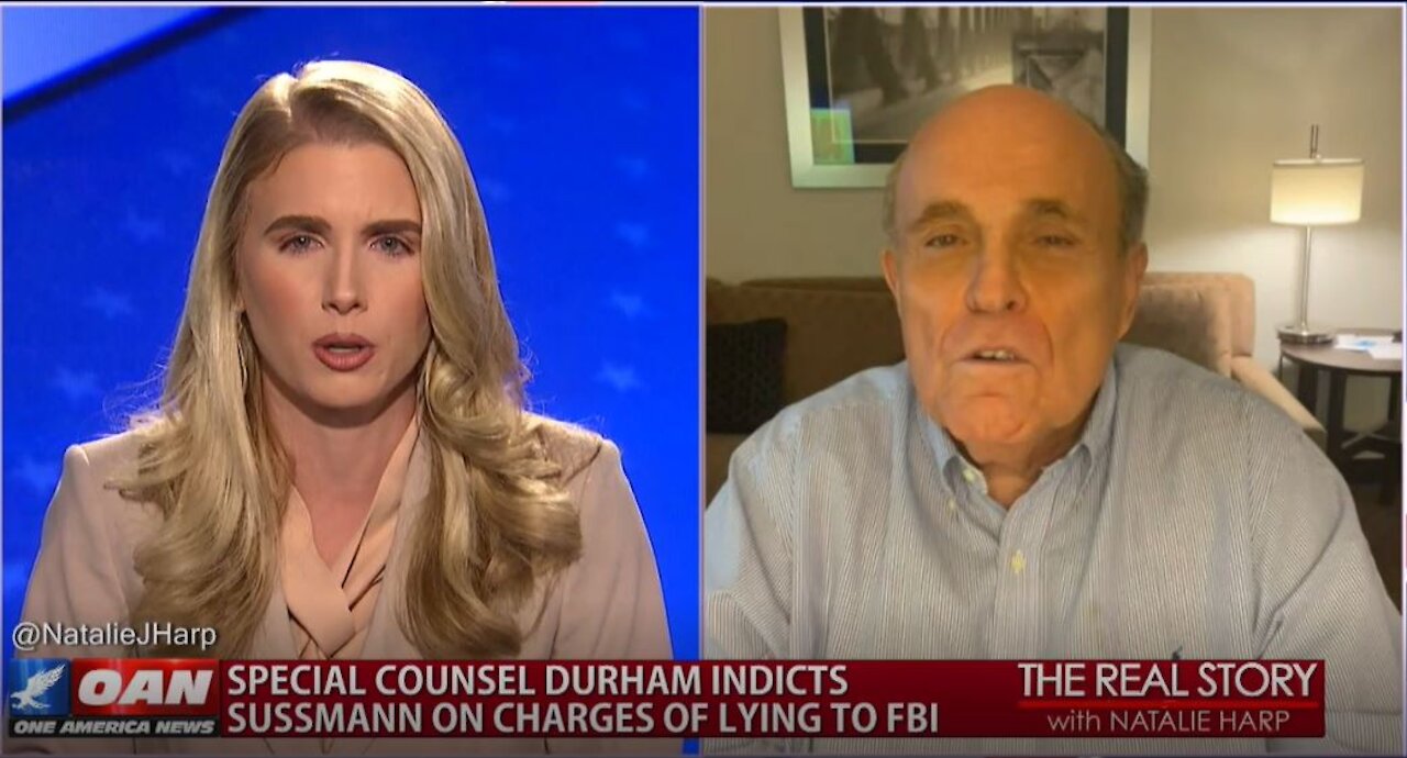 The Real Story - OAN Durham Indictment with Rudy Giuliani