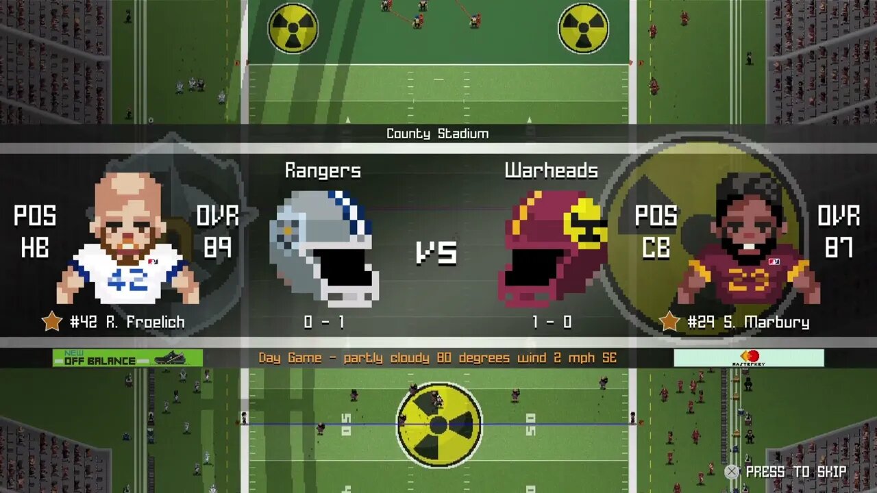 EFL:2-5- Dallas Rangers (0-1) @ Washington Warheads (1-0) - Legend Bowl - Week 2 - Intros