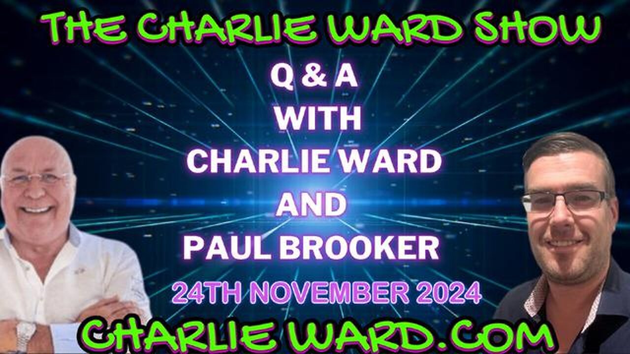 Q AND A WITH CHARLIE WARD & PAUL BROOKER 24TH NOV 2023