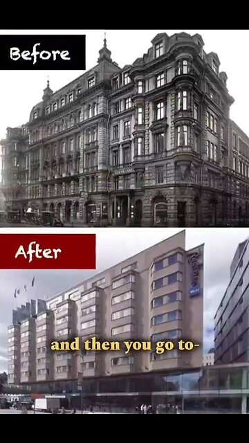 Beautiful old buildings destroyed that we didn't even know existed