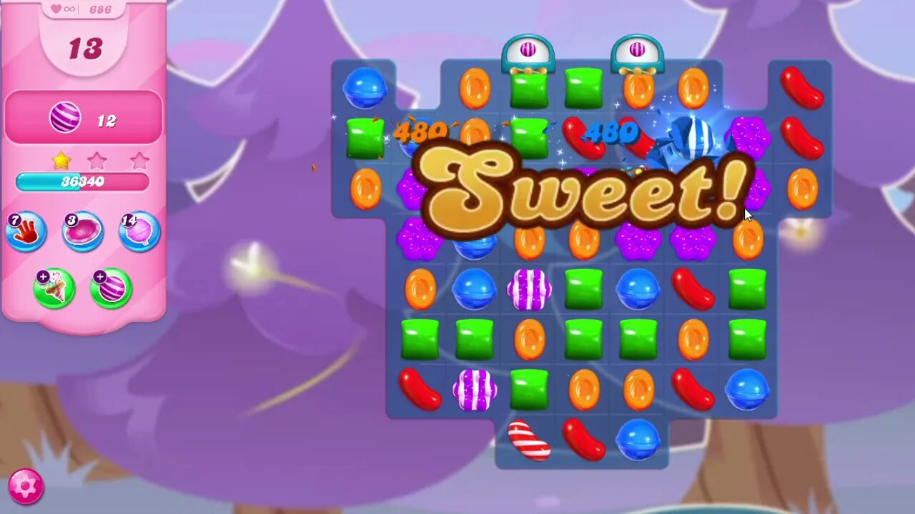 Candy Crush Saga Level 686