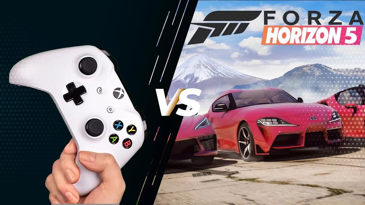 Graphic God Games ONE HANDED! - Forza Horizon 5