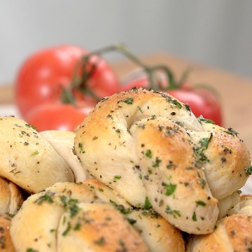 Garlic Parmesan Knots