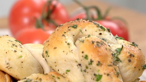 Garlic Parmesan Knots