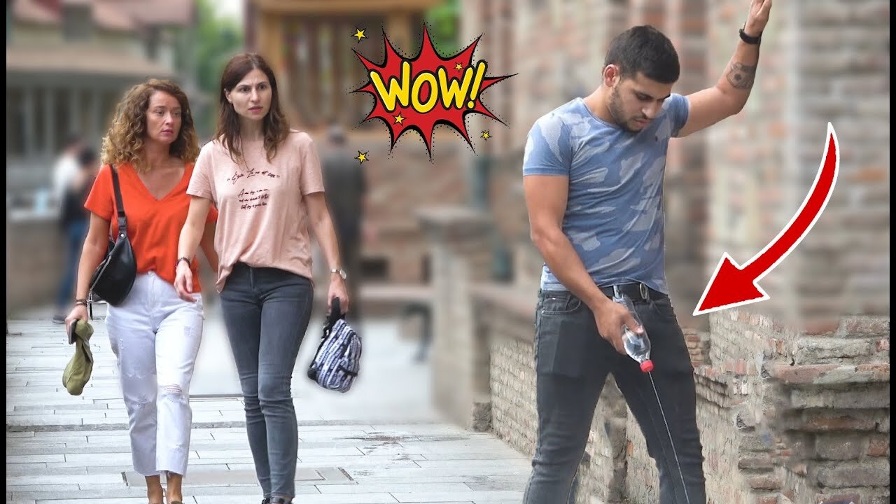 Peeing In Public Prank - BEST REACTIONS