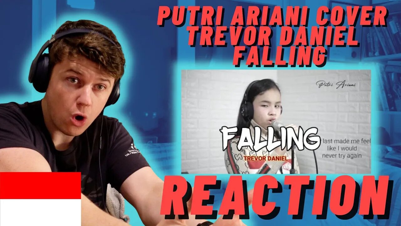 🇮🇩Putri Ariani Cover - Trevor Daniel - Falling - IRISH REACTION