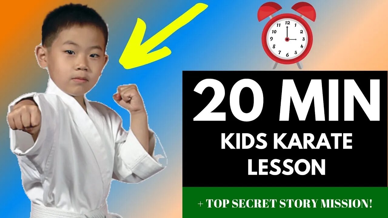 Karate Class At Home | 20 Min Story Lesson! | Dojo Go (Week 19)