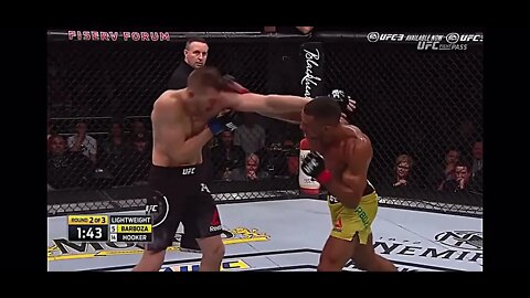 Edson Barboza lays a legendary smackdown against Dan Hooker