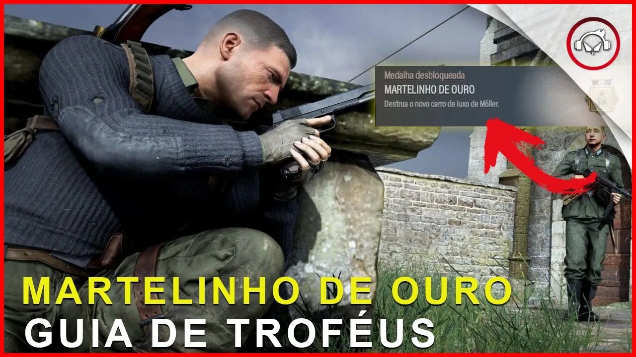 Sniper Elite 5 , Como conseguir o troféu Martelinho de Ouro | Super-dica