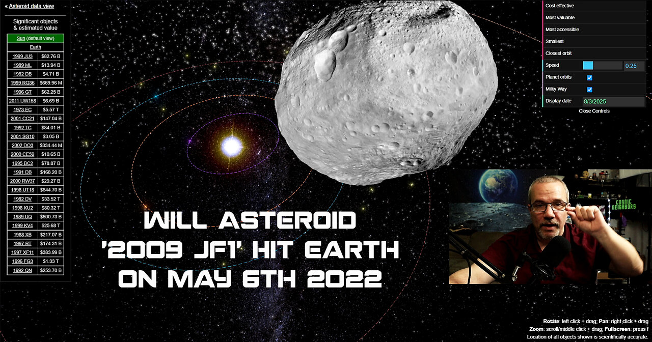 Will Asteroid '2009 JF1' Hit Earth On May 6th 2022?