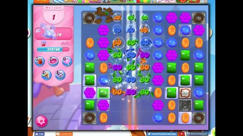Candy Crush Level 1275 Talkthrough, 25 Moves 0 Boosters