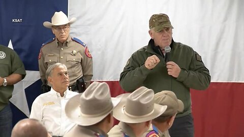 Incoming border czar Homan and Texas Gov. Abbott make visit to Texas border