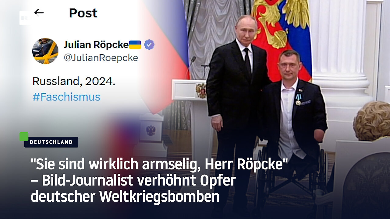 Bild-Journalist verhöhnt Opfer deutscher Weltkriegsbomben