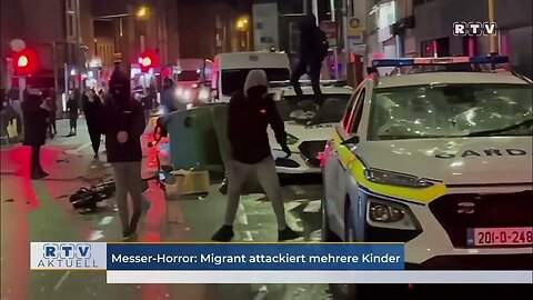 Messer Horror in Dublin: Migrant attackiert Kinder@RTV Privatfernsehen🙈