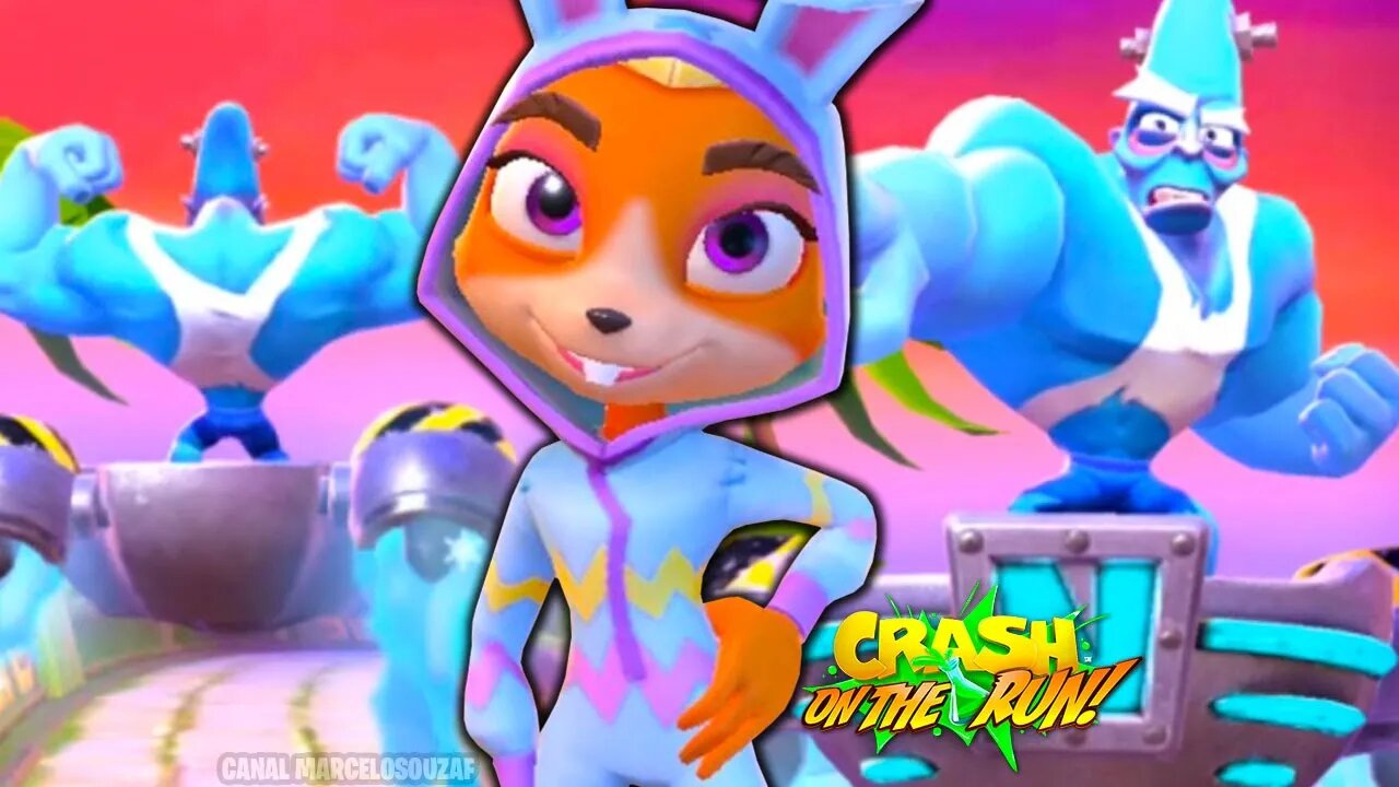 Coco Bandicoot Lebre vs Nitrus Brio Glacial | Crash On The Run