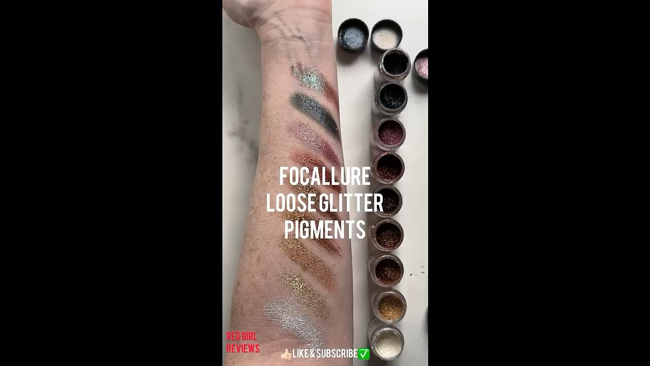 Focallure loose glitter pigments