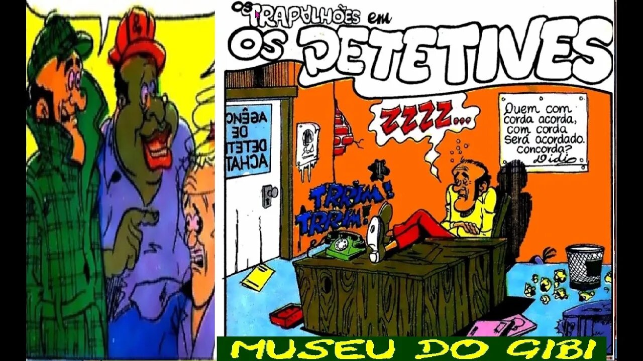 14 OS TRAPALHÕES qusdrinho gibi EM OS DETETIVES #museudogibi #quadrinhos #comics #manga
