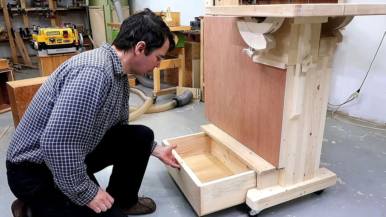 26" bandsaw sawdust drawer and bottom enclosure