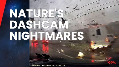 Terrifying Natural Disasters Caught on Dashcam - You Won't Believe Your Eyes!