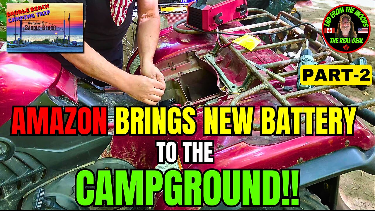 Amazon Brings New Battery To Campground!! - Part-2 - August 21st, 2024