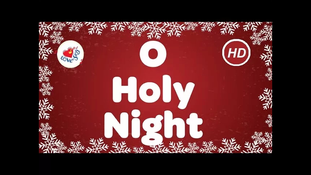 O Holy Night Christmas Carol & Song