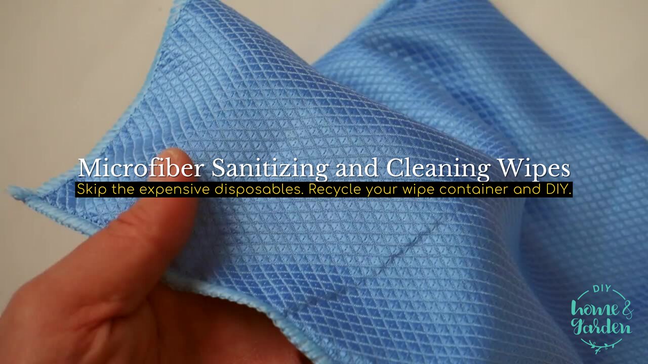 Microfiber Sanitizing Wipes: DIY and Save Cash (Beat the Inflation!)