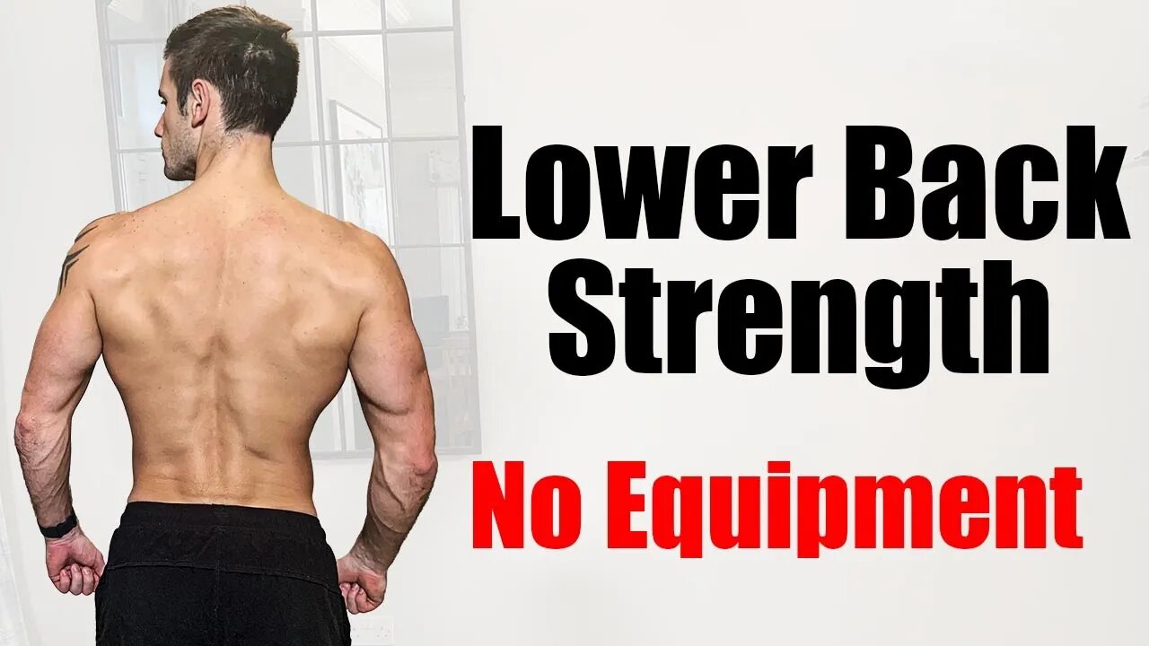 Lower Back Strength | No More Back Pain | Beginner Workout No Equipment